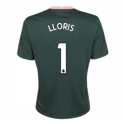 Tottenham Hotspur Away Kit Soccer Jersey LLORIS 1 2020/21